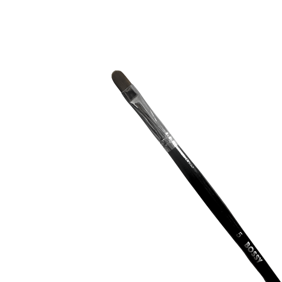 Bossy Professional Gel Brush Wood Round No.5 8115