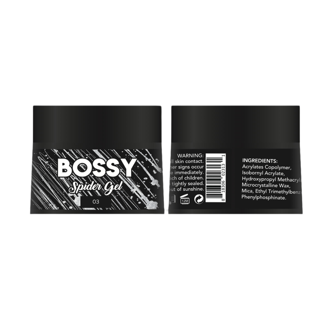 BOSSY Spider Gel (15g) 03 Dark Silver