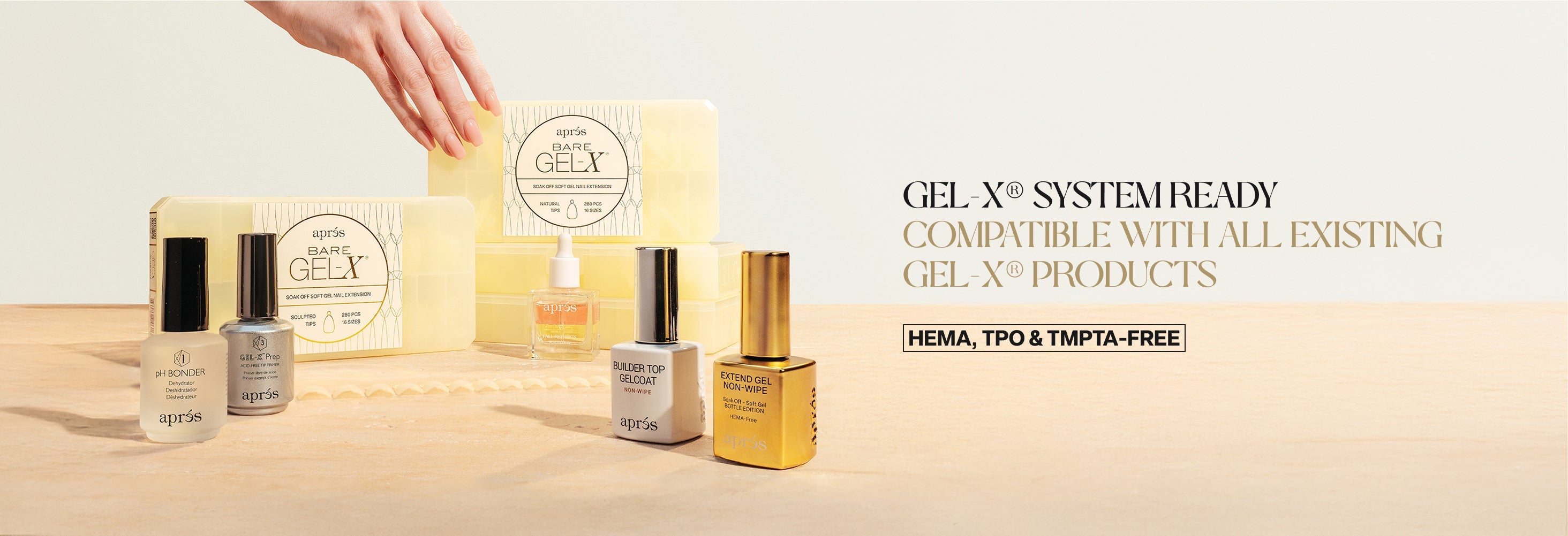 Aprés Bare Gel-X® Extension Tips | Ultra-Thin Natural Finish