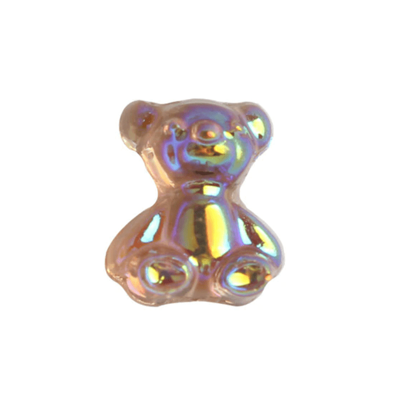 JNBS 3D Kawaii Charm Art Aurora Gummy Bear (Bag of 10 pcs)