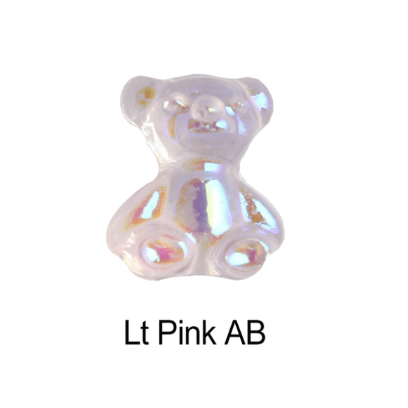 JNBS 3D Kawaii Charm Art Aurora Gummy Bear (Bag of 10 pcs)