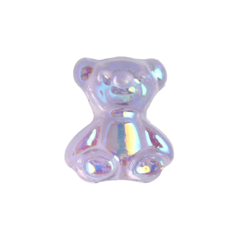 JNBS 3D Kawaii Charm Art Aurora Gummy Bear (Bag of 10 pcs)