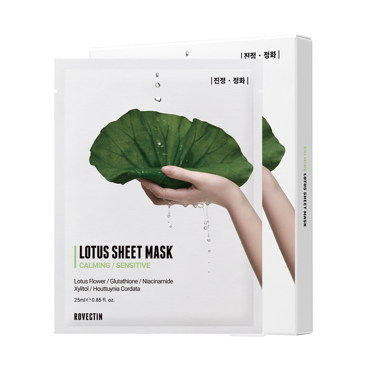ROVECTIN Calming Lotus Sheet Mask (25mL*5ea)