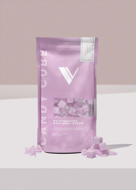 V Beauty Pure Moisturizing Mani and Pedi Scrub (100pcs) Candy Cubes
