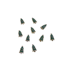 JNBS Nail Charm Festive Christmas Tree (Various Styles) (10pcs/bag)