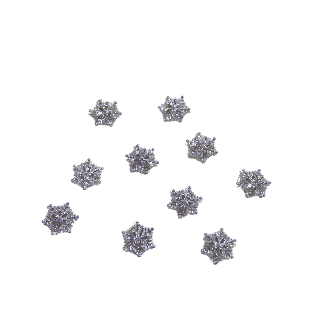 JNBS Nail Charm Festive Snowflake (10pcs/bag) (8818)