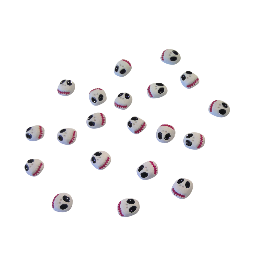 JNBS Nail Charm Halloween Skull (20pcs/bag) (8807)