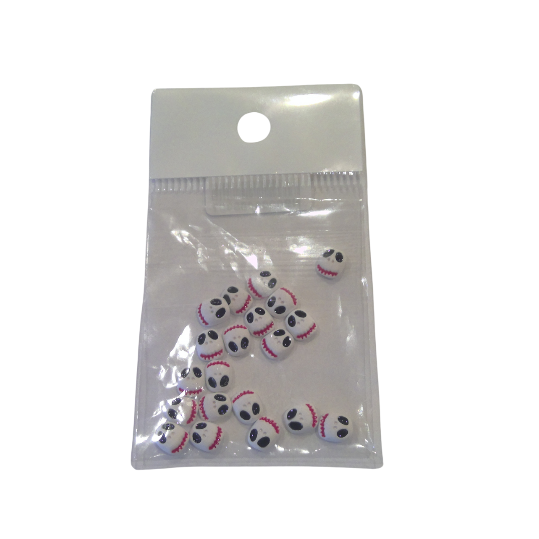 JNBS Nail Charm Halloween Skull (20pcs/bag) (8807)