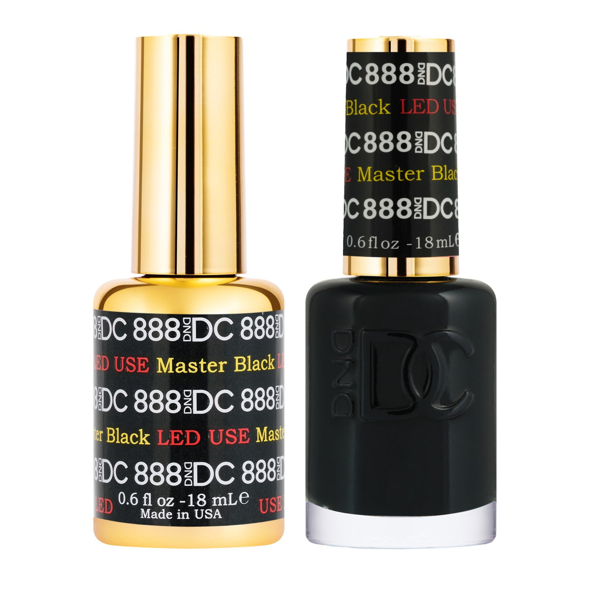 DND Duo Gel Matching Color 888 Master Black