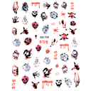 JNBS Nail Sticker Halloween Skeleton