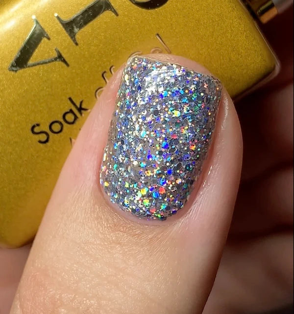 DND DIVA Duo Gel Matching Color 022 Glimmer Galaxy
