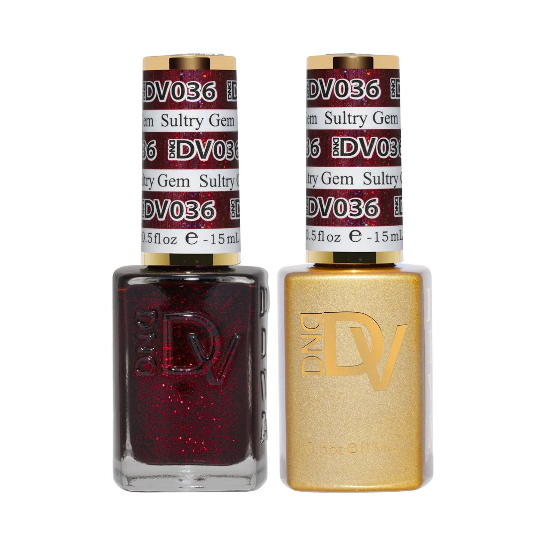 DND DIVA Duo Gel Matching Color 036 Sultry Gem