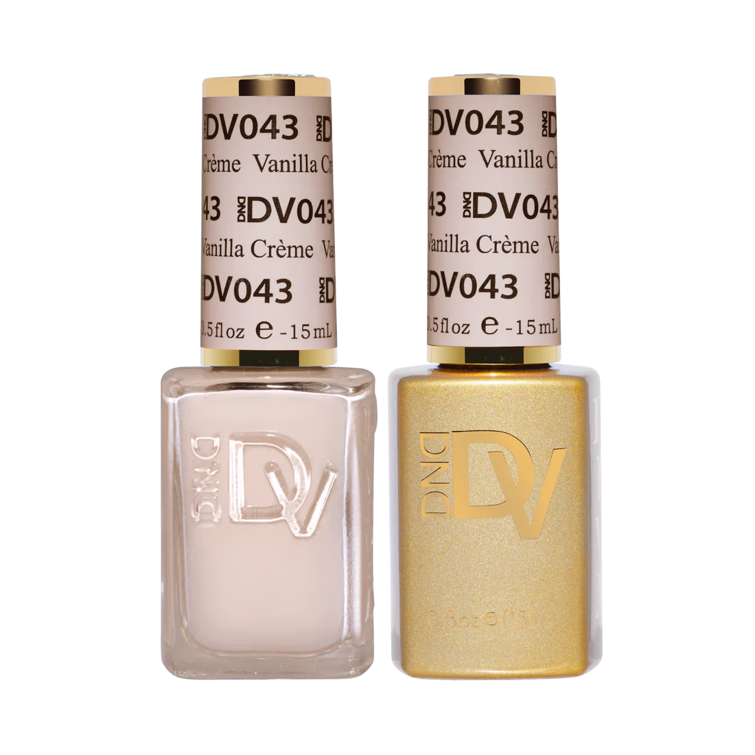 DND DIVA Duo Gel Matching Color 043 Vanilla Crème