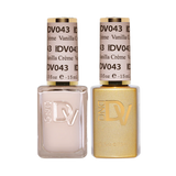 DND DIVA Duo Gel Matching Color 043 Vanilla Crème