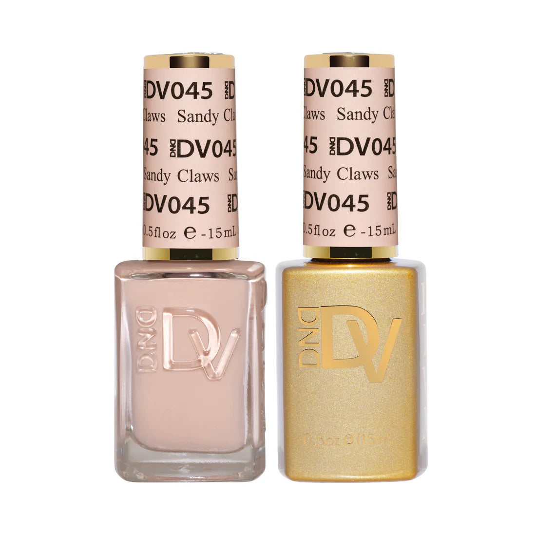 DND DIVA Duo Gel Matching Color 045 Sandy Claws