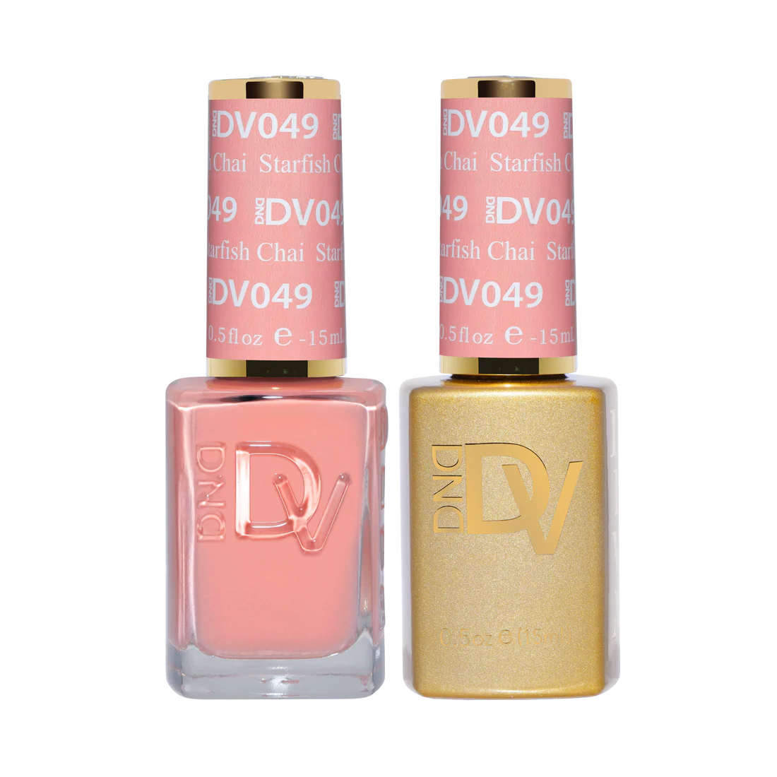 DND DIVA Duo Gel Matching Color 049 Starfish Chai