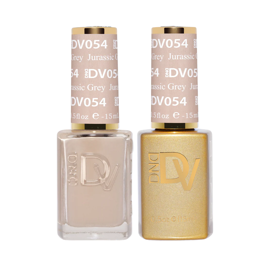 DND DIVA Duo Gel Matching Color 054 Jurassic Grey
