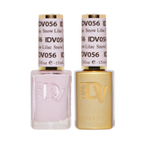 DND DIVA Duo Gel Matching Color 056 Snow Lilac