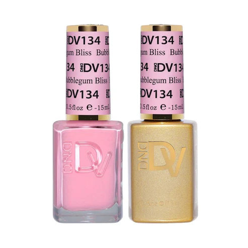 DND DIVA Duo Gel Matching Color 134 Bubblegum Bliss