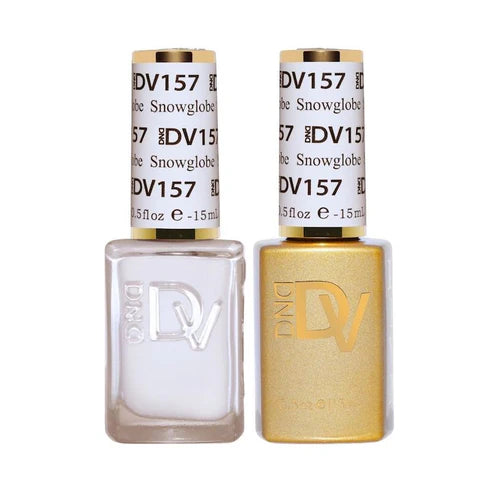 DND DIVA Duo Gel Matching Color 157 Snowglobe