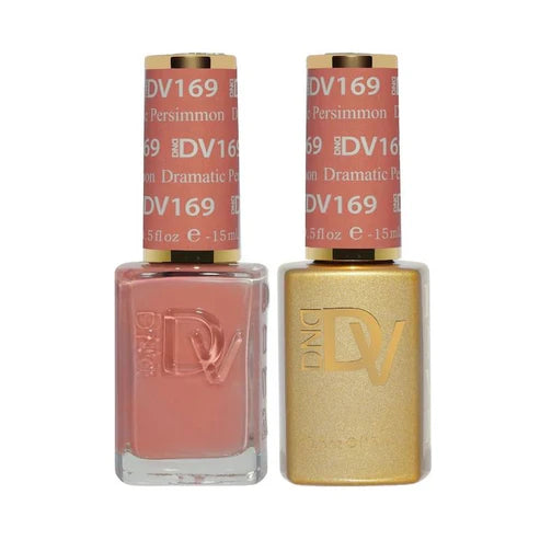 DND DIVA Duo Gel Matching Color 169 Dramatic Persimmon