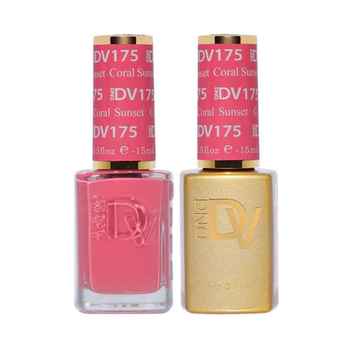 DND DIVA Duo Gel Matching Color 175 Coral Sunset