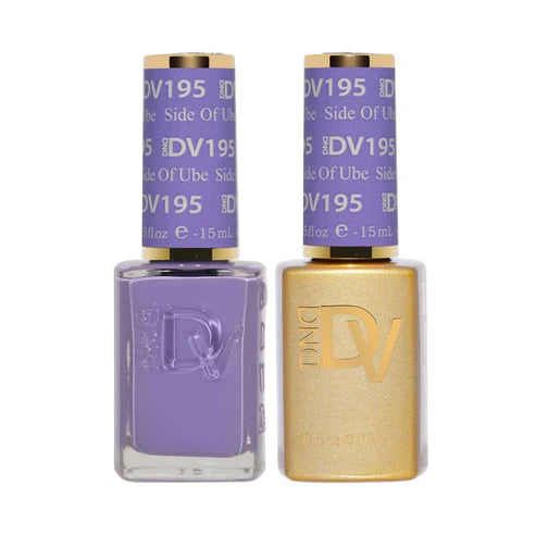 DND DIVA Duo Gel Matching Color 195 Side Of Ube