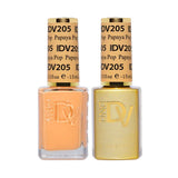 DND DIVA Duo Gel Matching Color 205 Papaya Pop