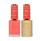 DND DIVA Duo Gel Matching Color 210 Sunkissed Coral