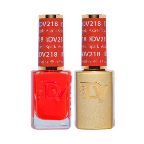 DND DIVA Duo Gel Matching Color 218 Astral Spark