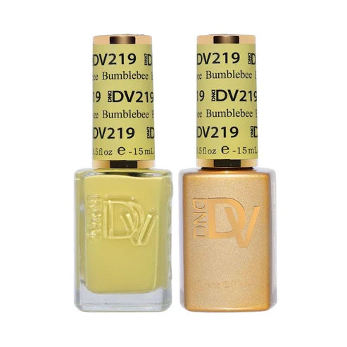 DND DIVA Duo Gel Matching Color 219 Bumblebee