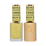 DND DIVA Duo Gel Matching Color 219 Bumblebee