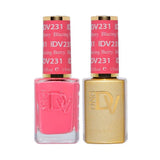 DND DIVA Duo Gel Matching Color 231 Blazing Berry