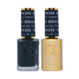 DND DIVA Duo Gel Matching Color 242 Nautical Gray