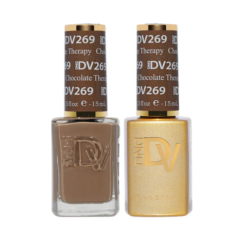 DND DIVA Duo Gel Matching Color 269 Chocolate Therapy