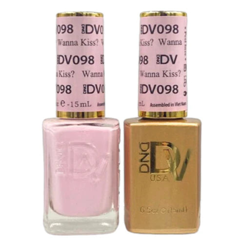DND DIVA Duo Gel Matching Color 098 Wanna Kiss?