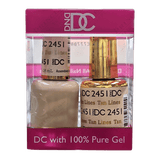 DND DC Duo Gel Matching Color 2451 Tan Lines