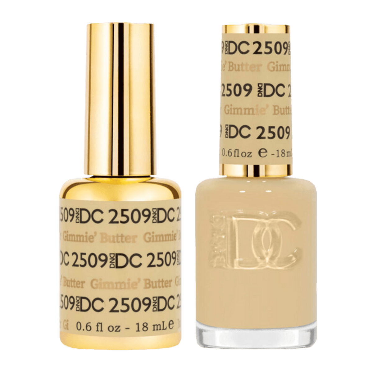 DND DC Duo Gel Matching Color 2509 Gimmie' Butter