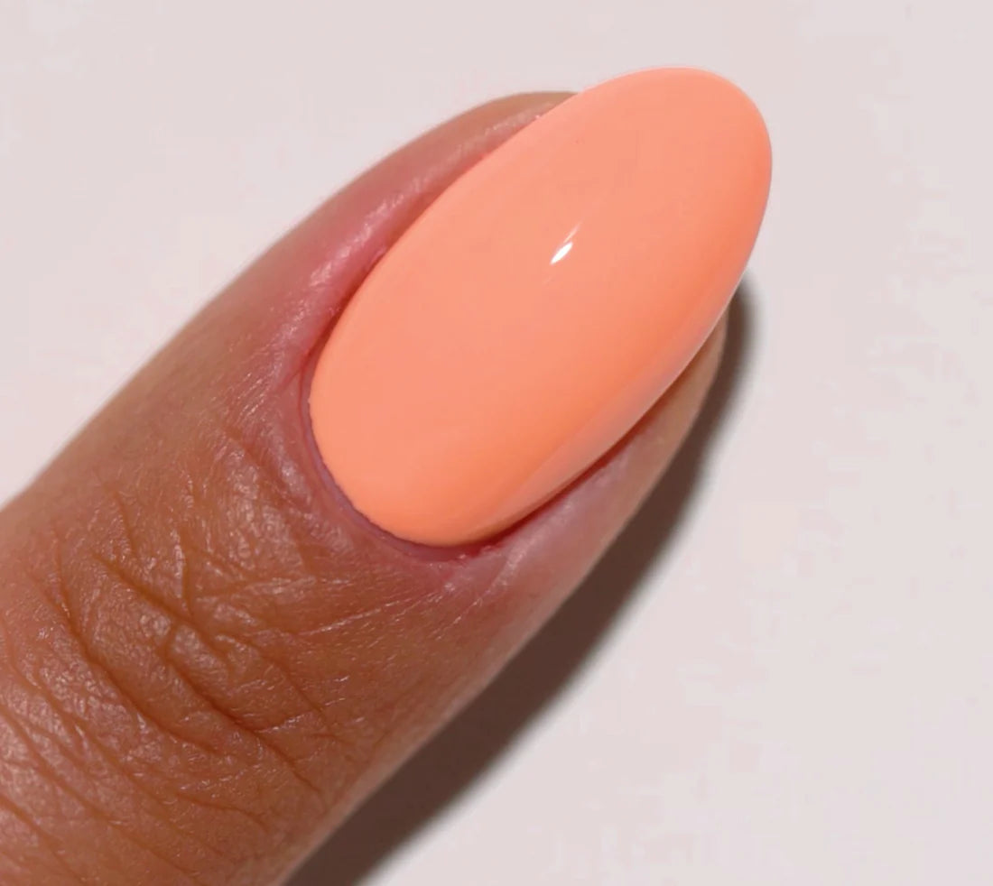 DND DIVA Duo Gel Matching Color 186 Peach Mimosa