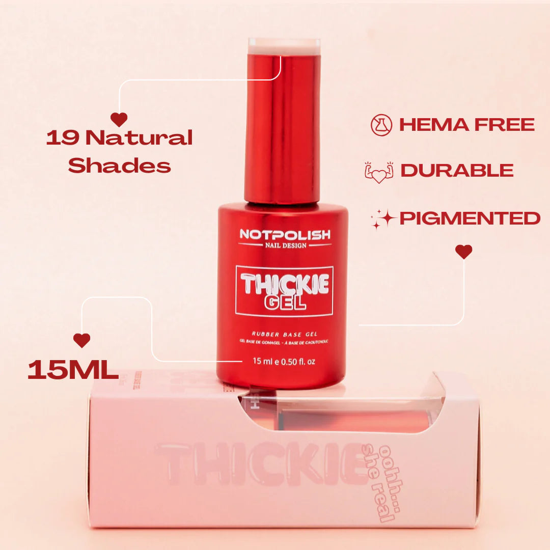 Notpolish Thickie Gel Rubber Base TG02 LECHERA