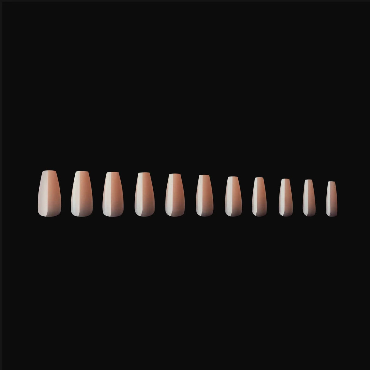 Apres Gel X™ NEUTRALS Box of 150pcs Emma Natural Coffin Extra Tips