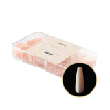 Apres Gel X™ NEUTRALS Box of 150pcs Emma Sculpted Coffin Long Tips