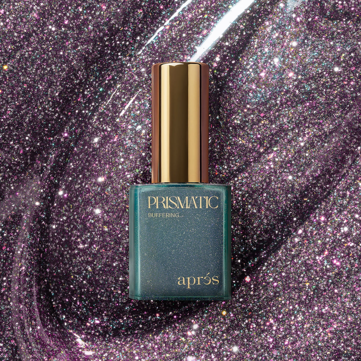 Apres Prismatic Flash Glitter Cat Eye - Buffering… FG12 (HEMA/TPO/TMPTA-Free)