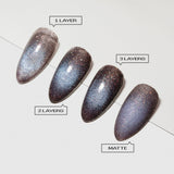 Apres Prismatic Flash Glitter Cat Eye - Buffering… FG12 (HEMA/TPO/TMPTA-Free)