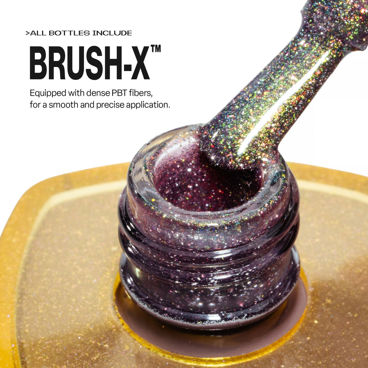 Apres Prismatic Flash Glitter Cat Eye - Matrix Glow FG13 (HEMA/TPO/TMPTA-Free)