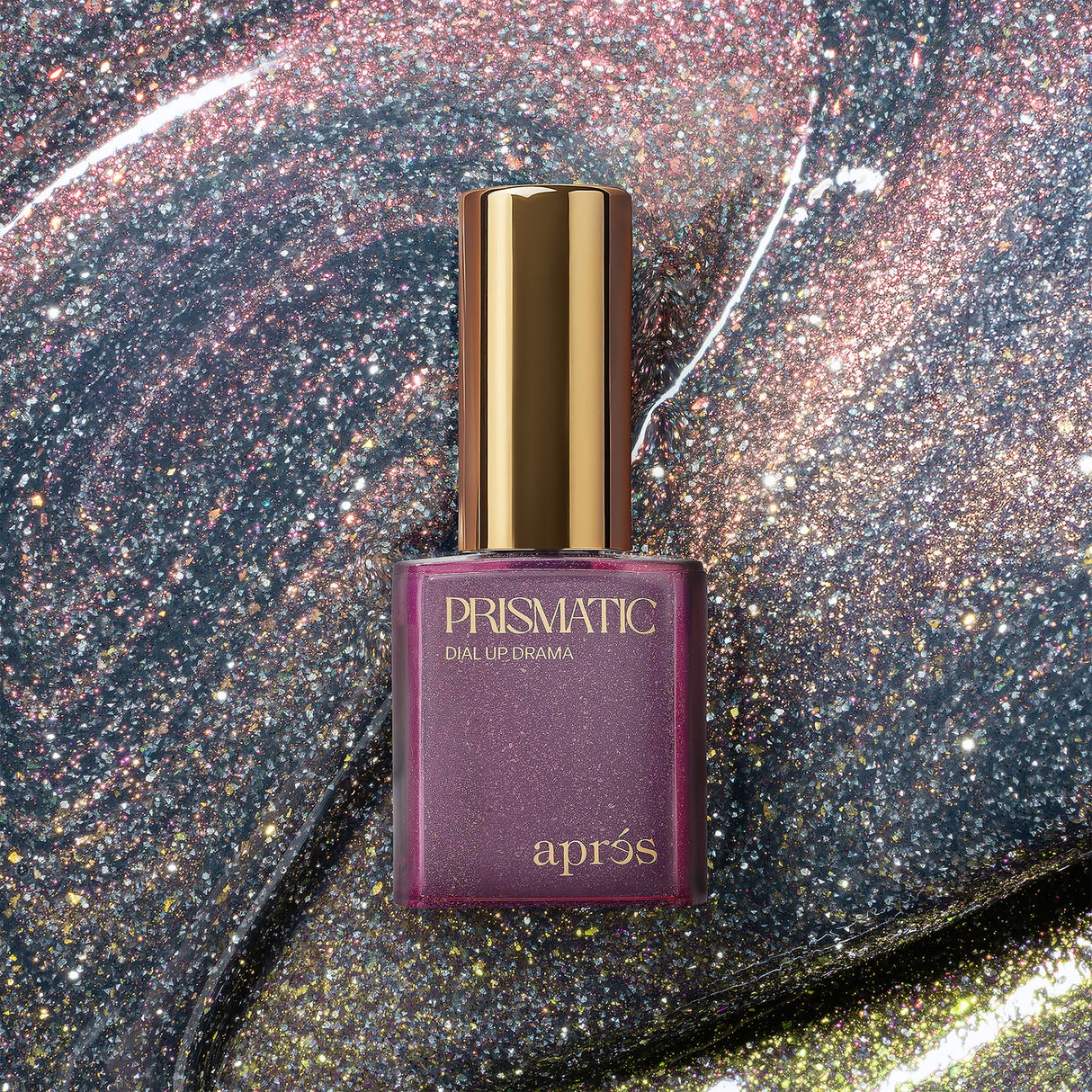 Apres Prismatic Flash Glitter Cat Eye - Dial Up Drama FG14 (HEMA/TPO/TMPTA-Free)