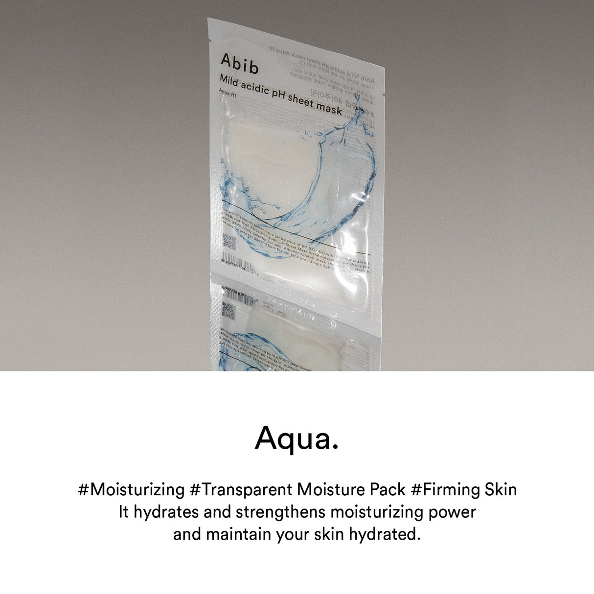 Abib Mild Acidic PH Sheet Mask Aqua Fit