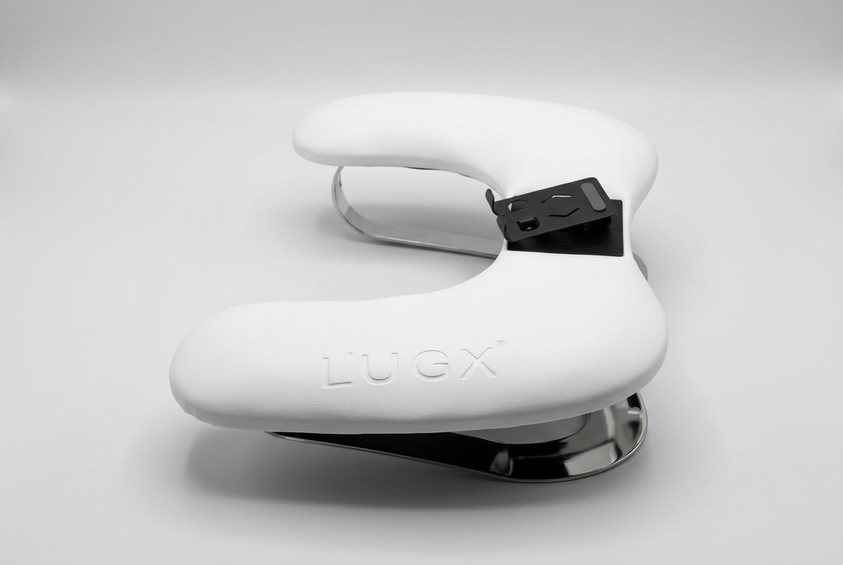 L'UGX PU Leather Arm Rest with 360° Rotating Phone Holder