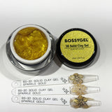 Bossy 3D Solid Clay Gel | Non-Sticky Moldable Nail Art Gel