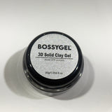 Bossy 3D Solid Clay Gel | Non-Sticky Moldable Nail Art Gel